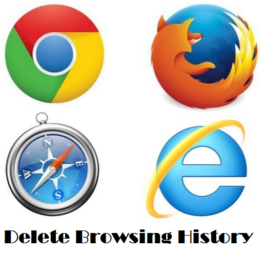 How to delete browsing history